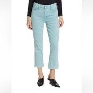 MOTHER The Insider Crop Step Fray Jeans | Come Out & Play | Aquatic | VGUC | 27